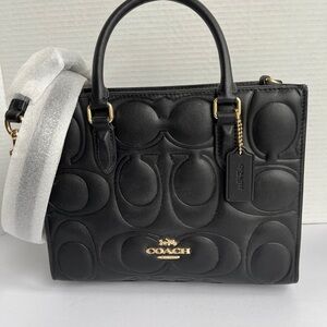 Coach Maggie Small Tote In Signature Leather